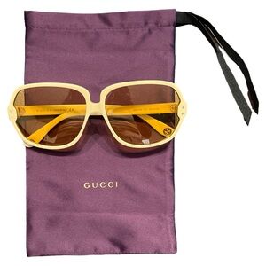 Gucci Sunglasses with yellow lenses